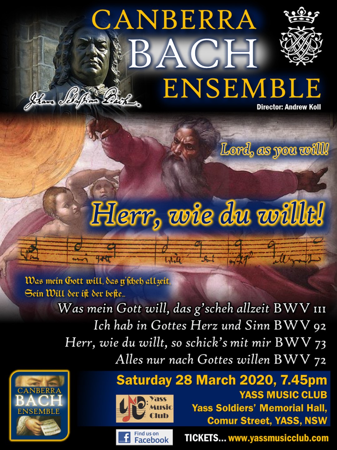 A3Posters Herr, wie du willt! (Yass vertical)